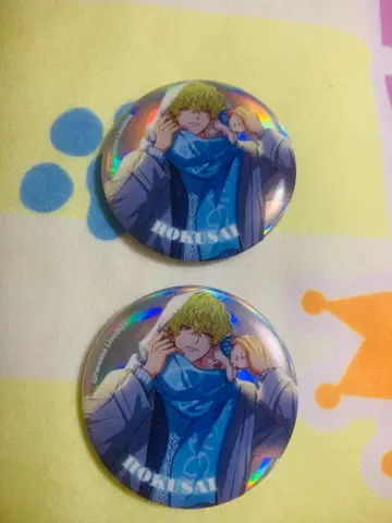 Paradox Live 파라라이 세키 호쿠사이 emocafe 캔뱃지 2개