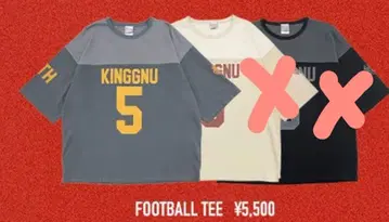King Gnu 투어 T셔츠 FOOTBALL TEE