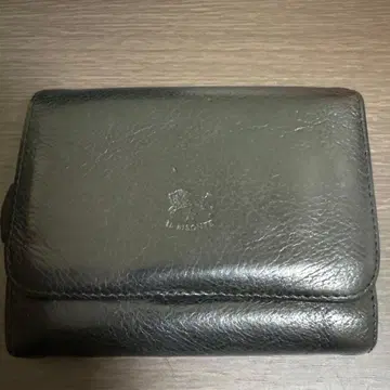 IL BISONTE 블랙 접이식 지갑