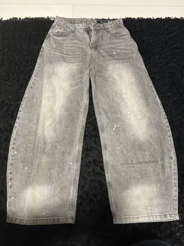 ARULE 그레이 와이드 팬츠 L 사이즈