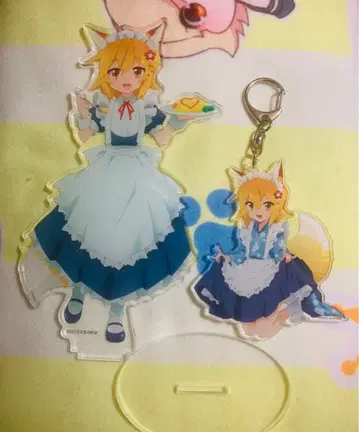 돌봐주는 여우 센코 씨 메이드 아크릴 스탠드 키링