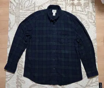 L.L.Bean 플란넬 셔츠 레어 블랙워치 L 새상품급 2020년 제조