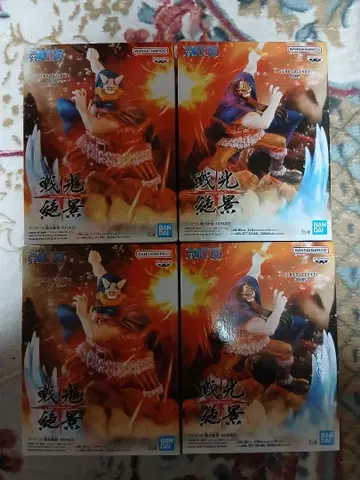 원피스 전광절경 도리 & 브로기 피규어 4개 세트