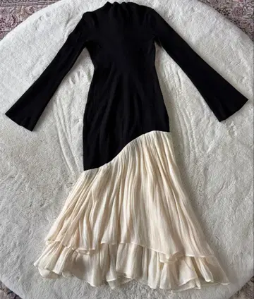 anuans 도킹 니트 원피스