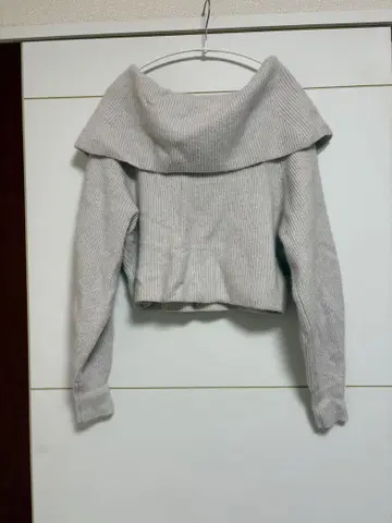 SNIDEL 오프숄더 니트 세트 샤샤 스커트