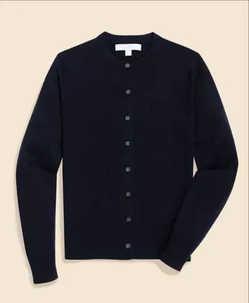 새상품급 브룩스브라더스 메리노울 크루넥 가디건 네이비 XS