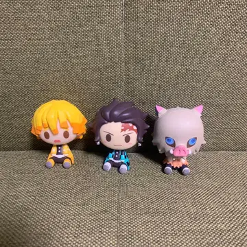 쵸코놋코 귀멸의 칼날 탄지로 젠이츠 이노스케 피규어 세트