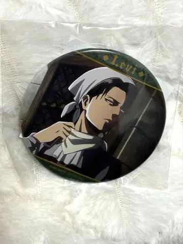 진격의 거인 남코 가라폰 캔뱃지 리바이 청소 리바이