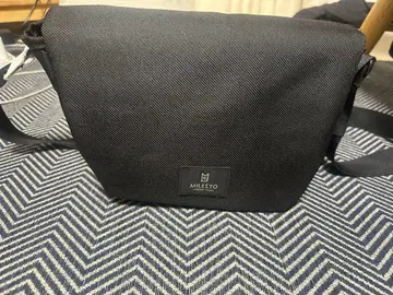 MILESTO 블랙 숄더백