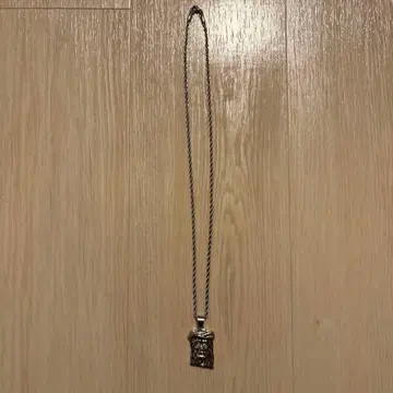 glitter 그리스도 실버 로프 체인 목걸이