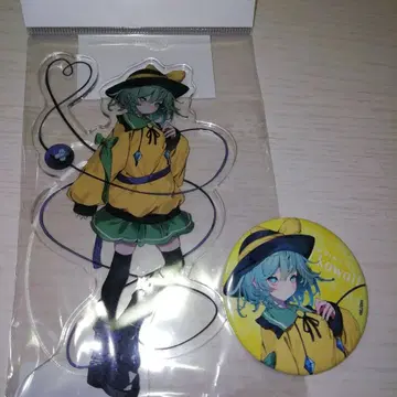 동방project 병약미 코메이지 코이시 아크릴 스탠드 & 캔뱃지