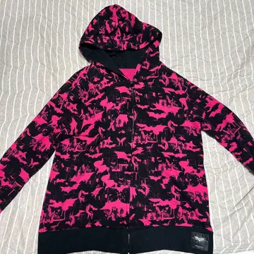 y2k pop 그런지 헤이세이 갸루 뿔 달린 지퍼 후드티 archive