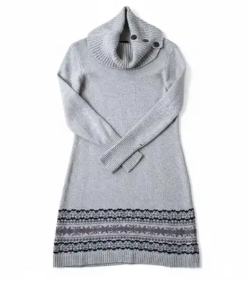 TOMMYHILFIGR 하이넥 니트 원피스