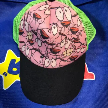 레어 90s cartoon network 겁쟁이 커리지 캡