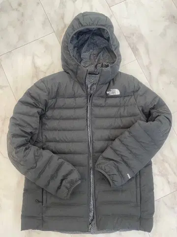 THE NORTH FACE 그레이 다운 자켓 리버서블