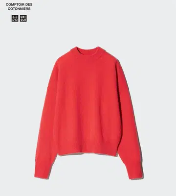 유니클로 콩트와르 데코토니에 라무 모크넥 스웨터 XL 새상품 미사용