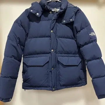 THE NORTH FACE 네이비 다운 자켓 캠핑 시에라