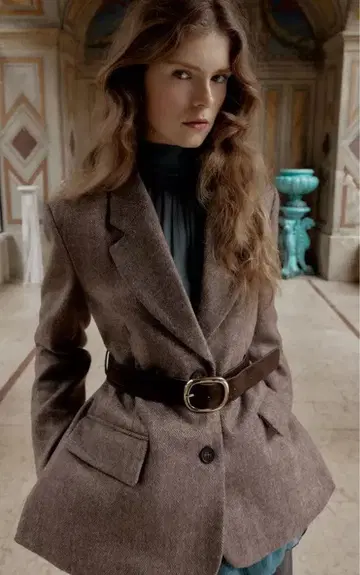 ZARA [새상품] 벨트 포함 테일러드 자켓