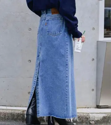 outdoor products ULT 데님 슬릿 Lee 스커트 36