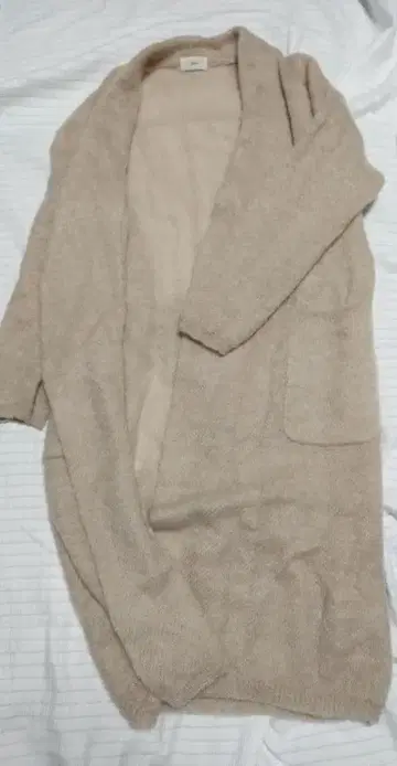 이에나 베이지 롱 가디건 아우터