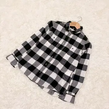 BEAUTY&YOUTH 셔츠 블록 체크 웨스턴 내추럴