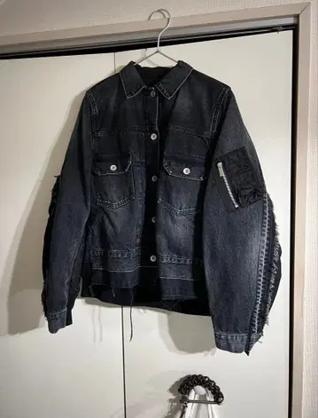 sacai 데님 자켓