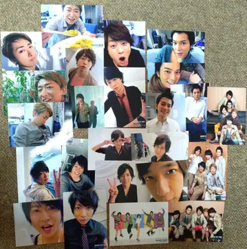 아라시 Beautiful World 사진 세트 24장 개인&단체 세트