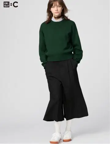 UNIQLO :C 블랙 큐롯 XL 사이즈