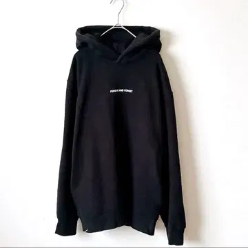 아줄바이마우지 후드 맨투맨 블랙 기모 원단 상의 긴팔 리브