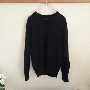 [새상품급] 23구 캐시미어 혼방 스웨터 블랙 38 니트