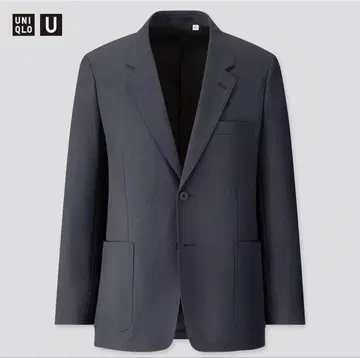 새상품급 유니클로 U 테일러드 자켓 셋업 네이비 M