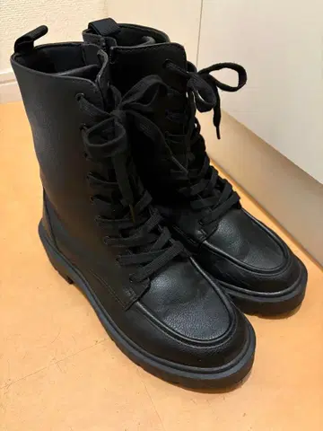 유니클로:C 레이스업 숏부츠 25cm 블랙