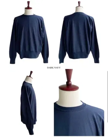 auralee ELASTIC HIGH GAUGE SWEAT P/O