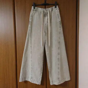 [미사용 새상품] LEPSIM 이지 배기 데님 팬츠(카키)