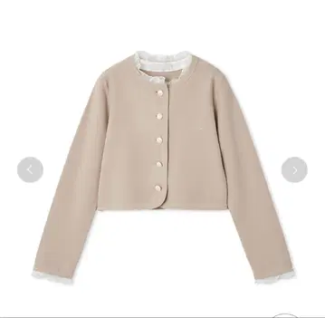 CELFORD 프릴 탈부착 가디건 그레이지