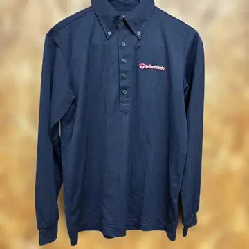 TaylorMade 블랙 긴팔 피케 셔츠 M