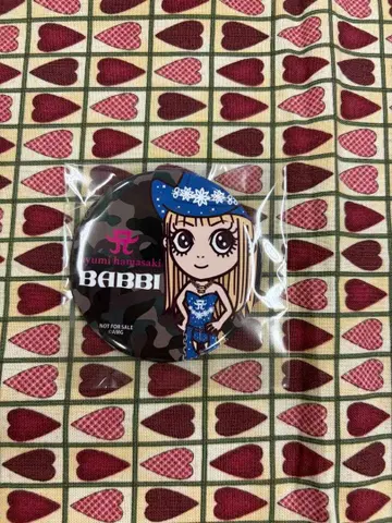하마사키 아유미 BABBI 아유빵 캔뱃지 미개봉