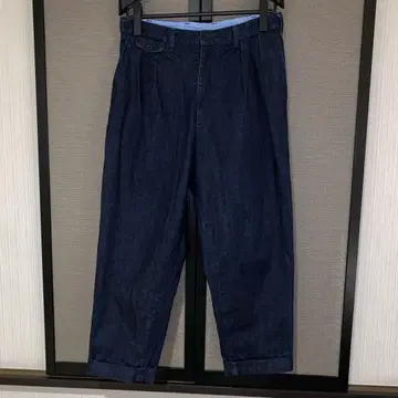 BEAMS PLUS 2 플리츠 테이퍼드 데님 sizeM 일본제