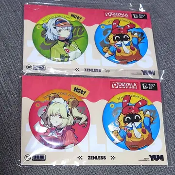 젠레스 존 제로 피자라 콜라보 캔뱃지 세트