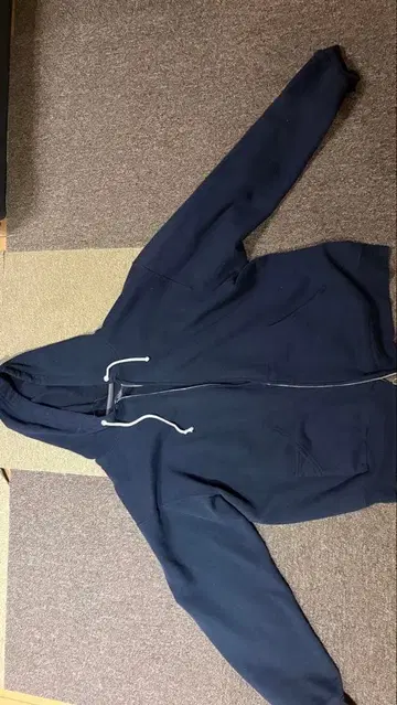 FRUIT OF THE LOOM 네이비 후드티