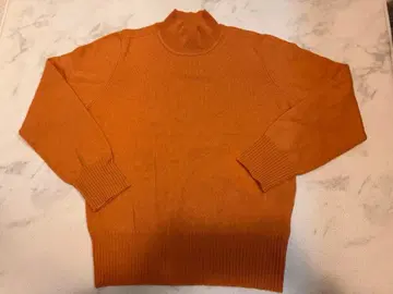 택 포함 새상품 한큐 백화점 오리지널 하이넥 캐시미어 스웨터