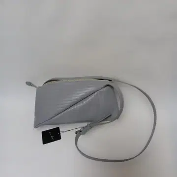 카와카와 그레이 가죽 숄더백