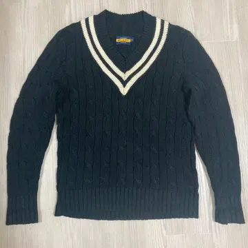 RUGBY V넥 칠드런 스웨터 M