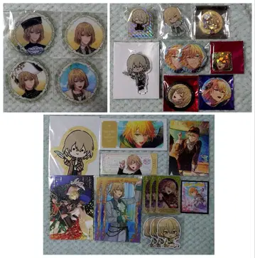 마호야쿠 루틸 캔 특전 코스터 종이류 아크릴 홀로카 카드 세트