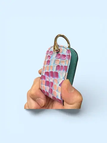 미사용품 핸드메이드 스마트 키 & 키케이스 핑크 계열