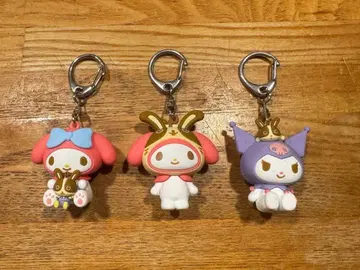 마이멜로디 x 우사P 키링 3개 세트