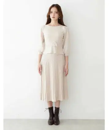 미인백화 게재 JILL by JILLSTUART 시어 퍼프 니트 업