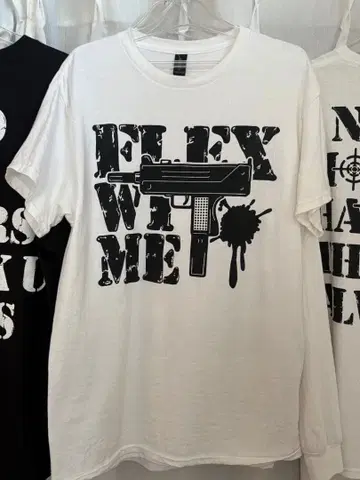 FLEX WITH ME 티셔츠 화이트