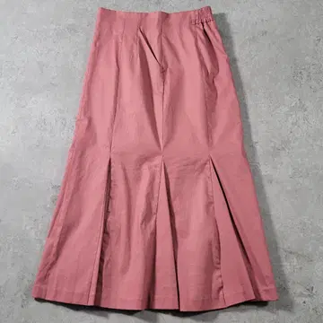 [새상품급] JUSGLITTY 플리츠 롱 스커트 M