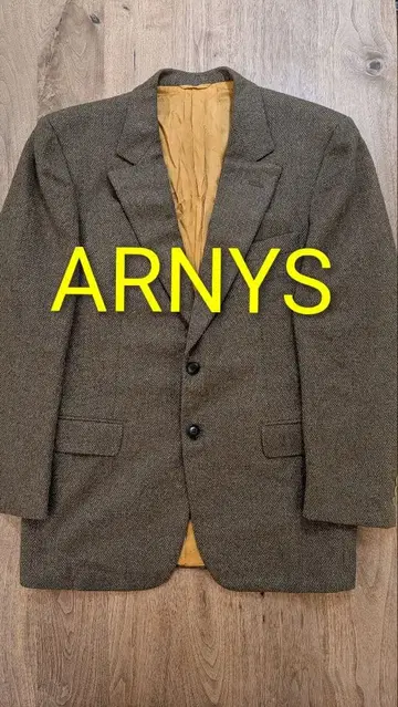 [ 새상품급 ] ARNYS 울 x 캐시미어 테일러드 자켓 트위드